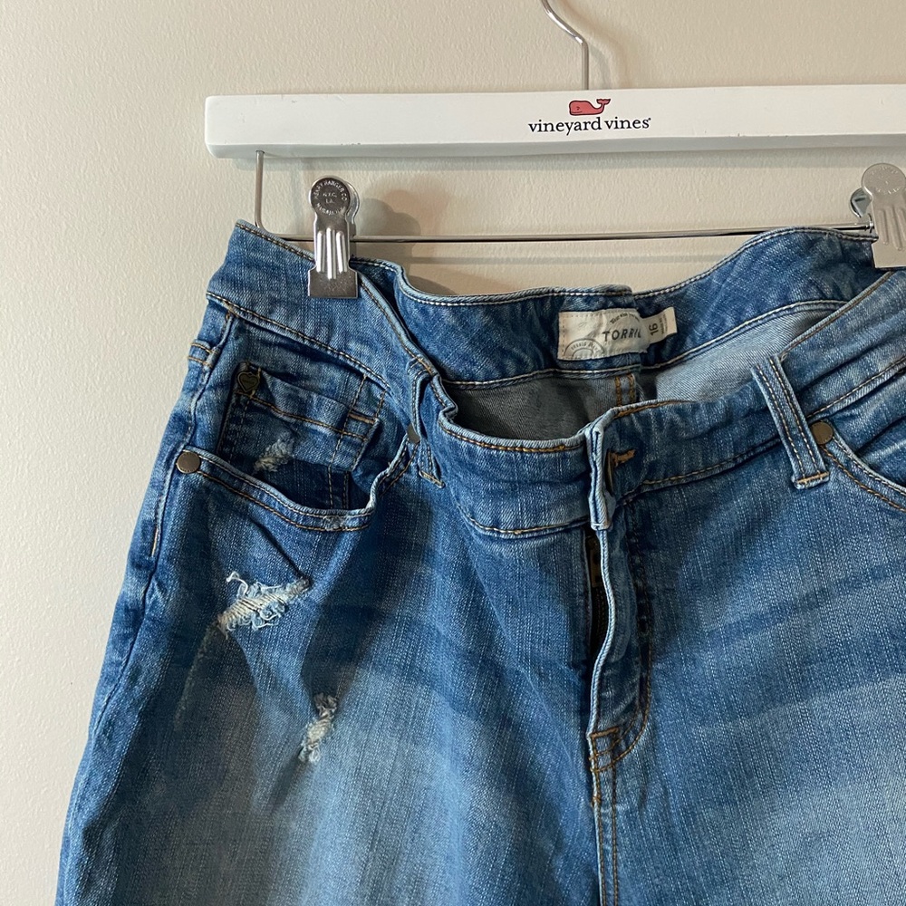 Torrid Bermuda Denim Shorts